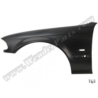 Çamurluk E46 Ön Sol; Delikli Sac -Sedan- 1998-01